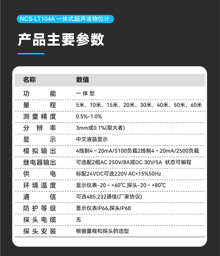 NCS-LT104A 一體式超聲波物位計(jì).png